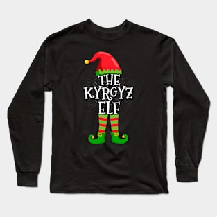 Kyrgyz Elf Family Matching Christmas Group Funny Gift Long Sleeve T-Shirt